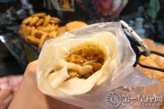 大饼包小饼，台湾招牌小吃之一