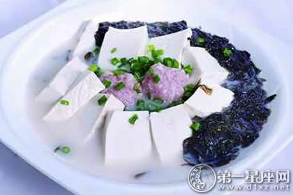 紫菜拌豆腐