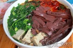 陕西传统名吃：西安粉汤羊血