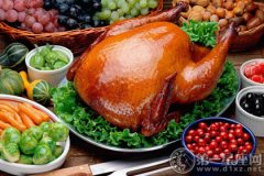 美国感恩节传统食物：火鸡
