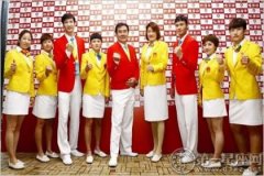 里约奥运会中国代表团队服，依旧番茄炒蛋