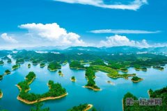 景色多姿多彩的千岛湖