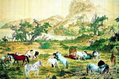 中国十大名画之百骏图作品赏析