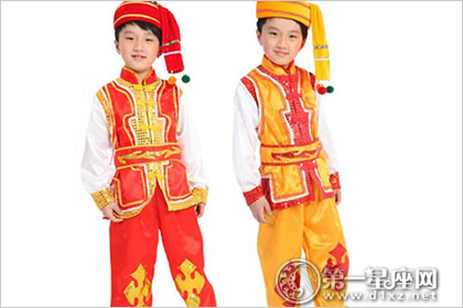 傣族儿童服饰图片