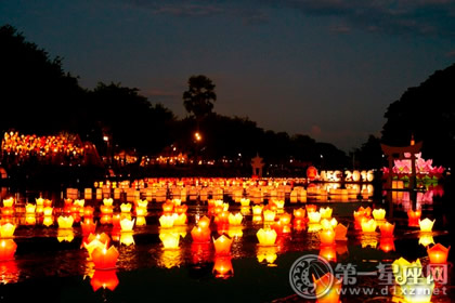 泰国最美丽的水灯节
